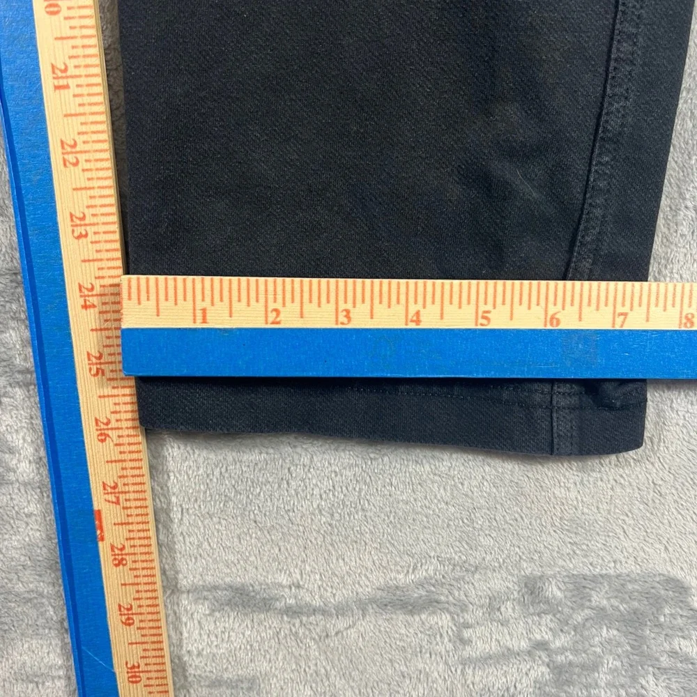 UNIQLO Utility Pants Mens Small Black Cotton Stretch Carpenter Fatigue